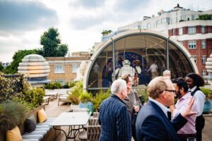 Michelin House Outdoors Event On Garden Terrace