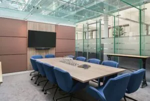 Temple Franks with refreshments and tv